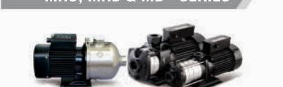 CRI MHS, MHB & MD Series Horizontal Multistage Pumps