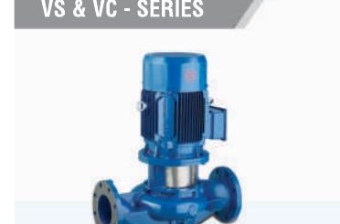 CRI VS & VC Series Vertical Single Stage Inline Pumps