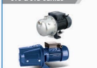CRI JTS & JTB Series Self Priming Jet Pumps