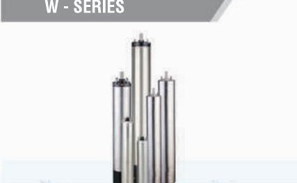 CRI W Series Water Filled Submersible Motors